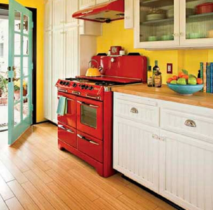 yellow kitchen paint