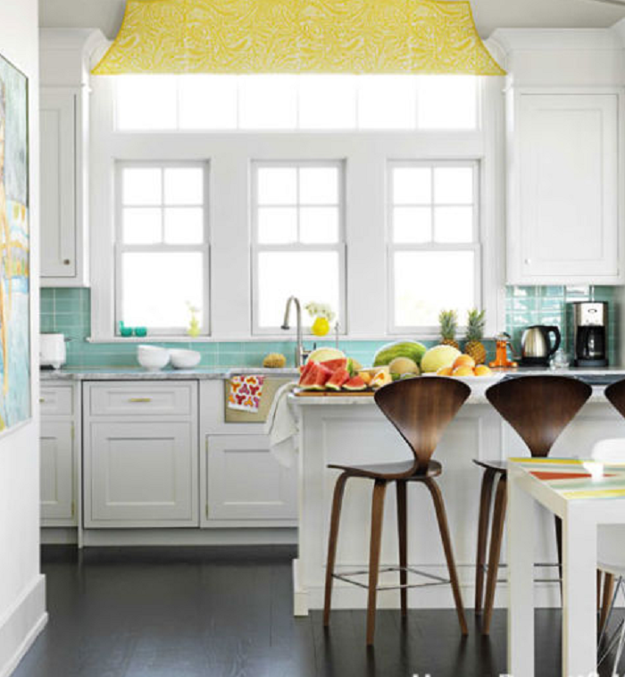 yellow kitchen canisters