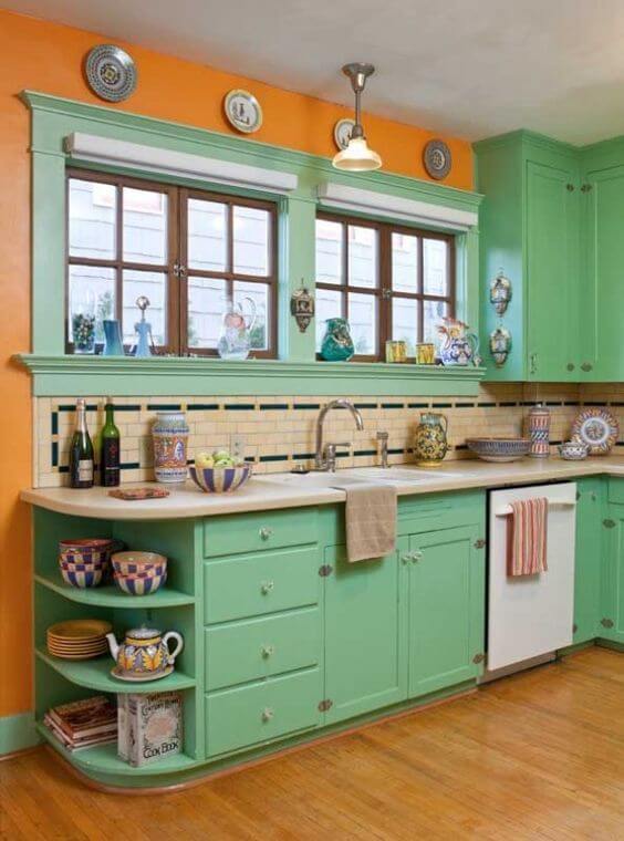 Colored Kitchen Cabinets Ideas