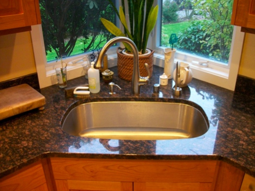 Corner Kitchen Sink Images