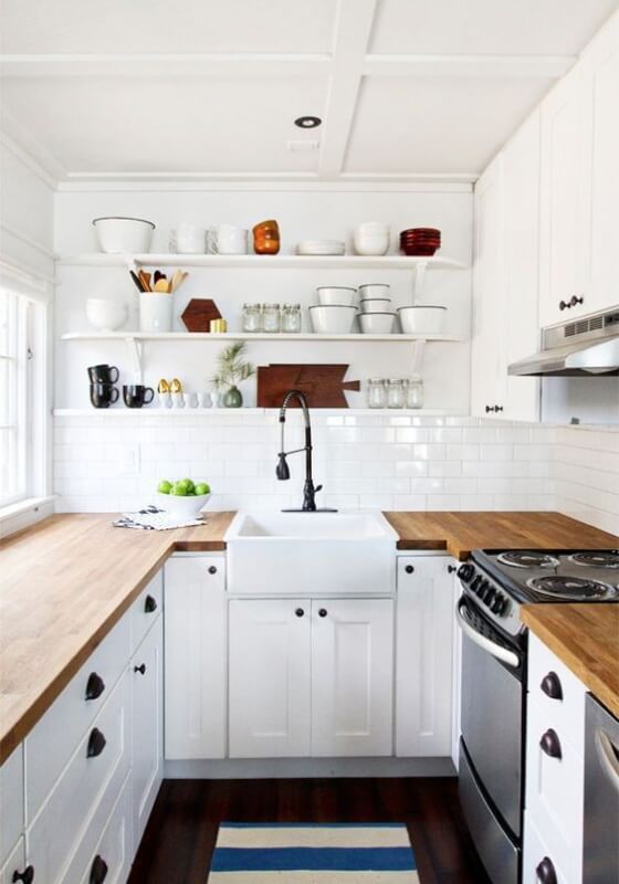 white antique cabinets