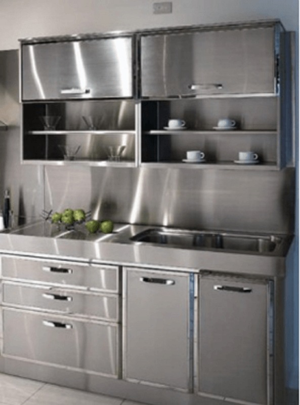 retro metal kitchen cabinets