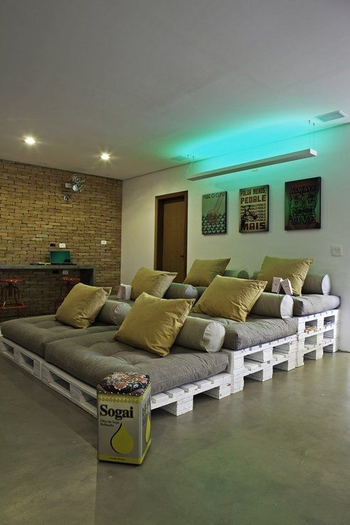Basement Home Theater Seating Ideas