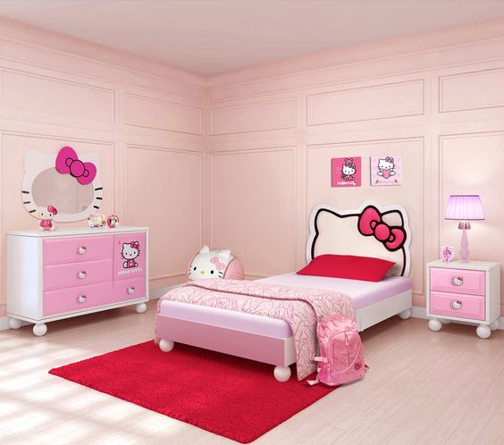 Hello Kitty Bedroom Decoration Concepts