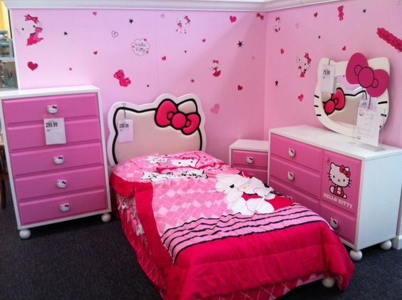 Hello Kitty Night Stand for Bedroom Designs