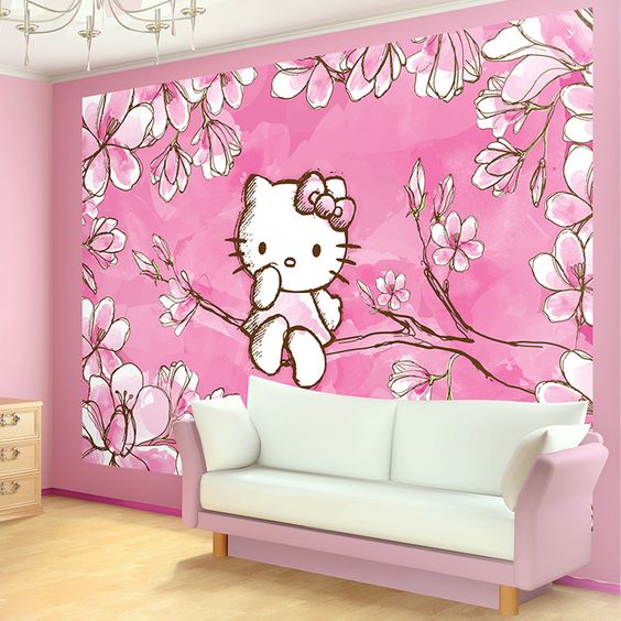 Hello Kitty Wallpaper for Bedroom