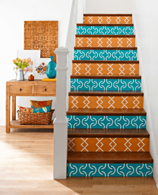 painted stairs ideas