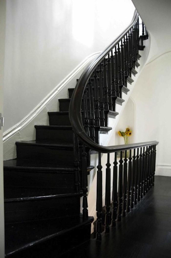 Black Painted Stairs