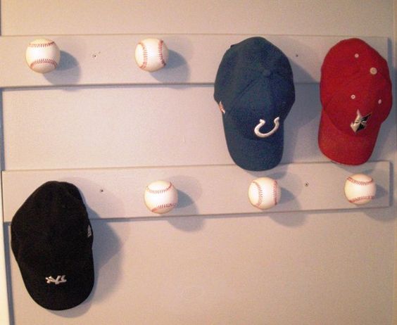Baseball Hat Rack ideas