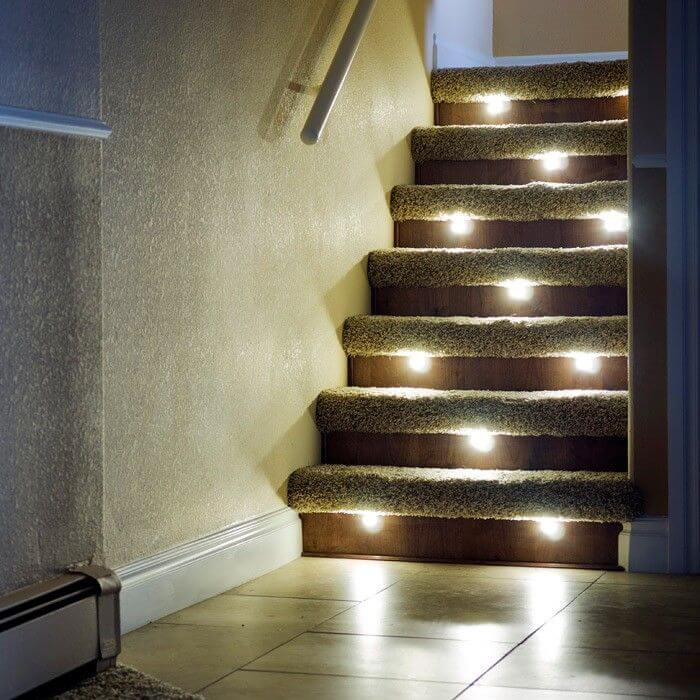 Recessed Stair Lighting