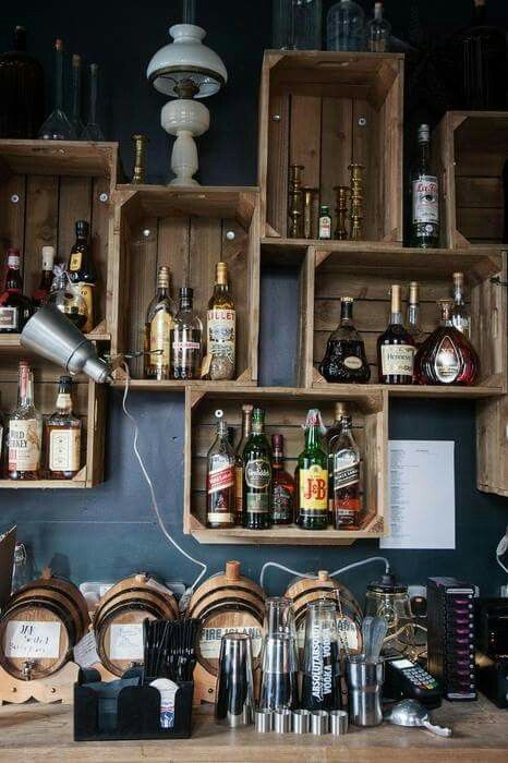 bar shelves