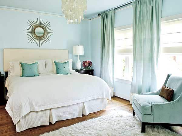 Light Blue Bedroom Curtains
