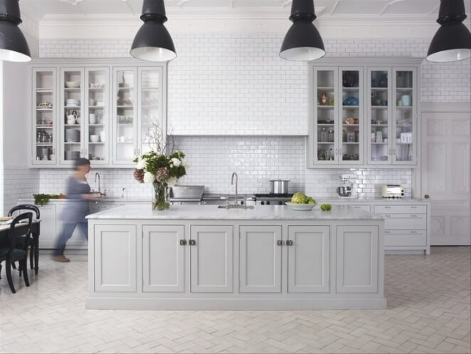 Light Gray Kitchen Cabinets 