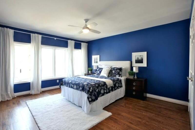 Navy Blue Bedroom Design