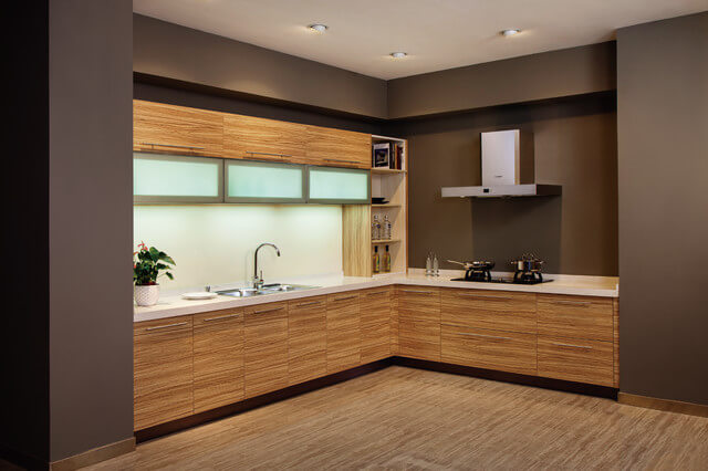 Melamine Modern Kitchen Cabinet