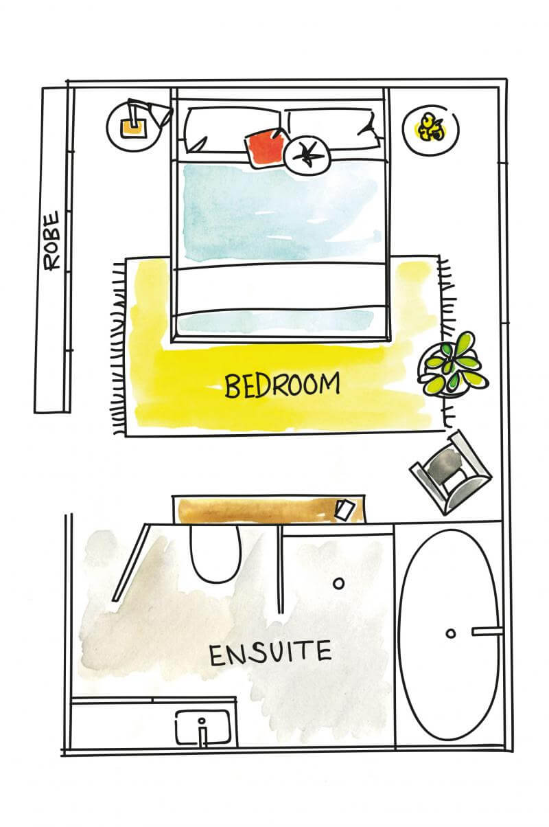 Layout Idea of Bedroom Suite