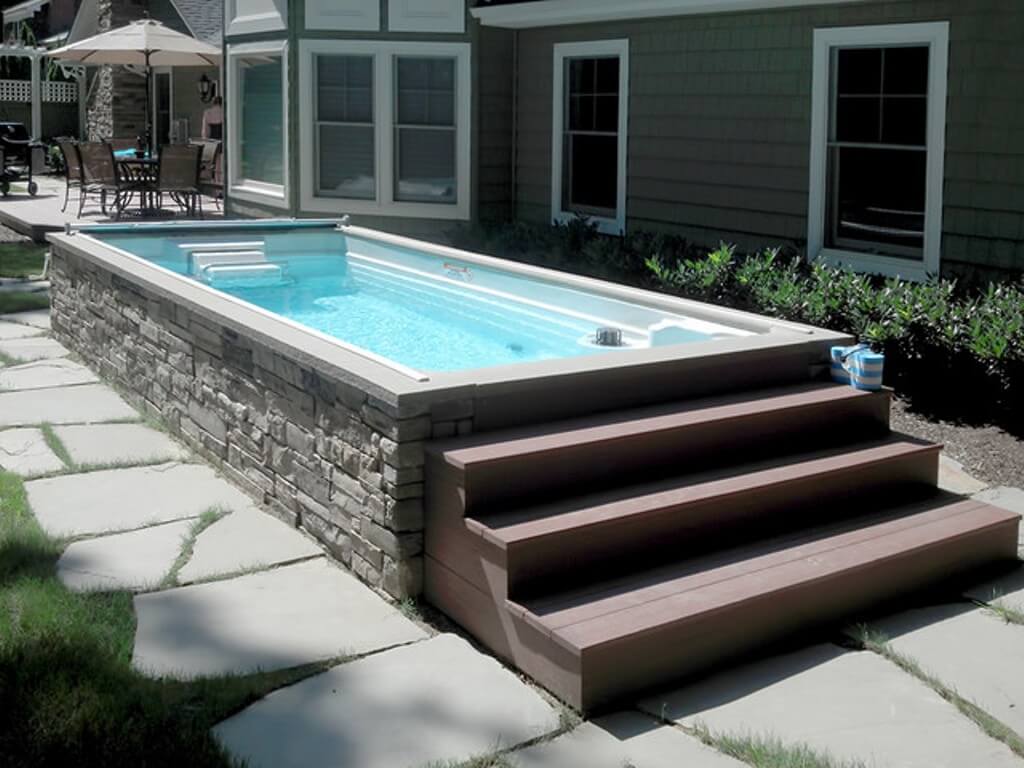 Long and Narrow Above Ground Pool