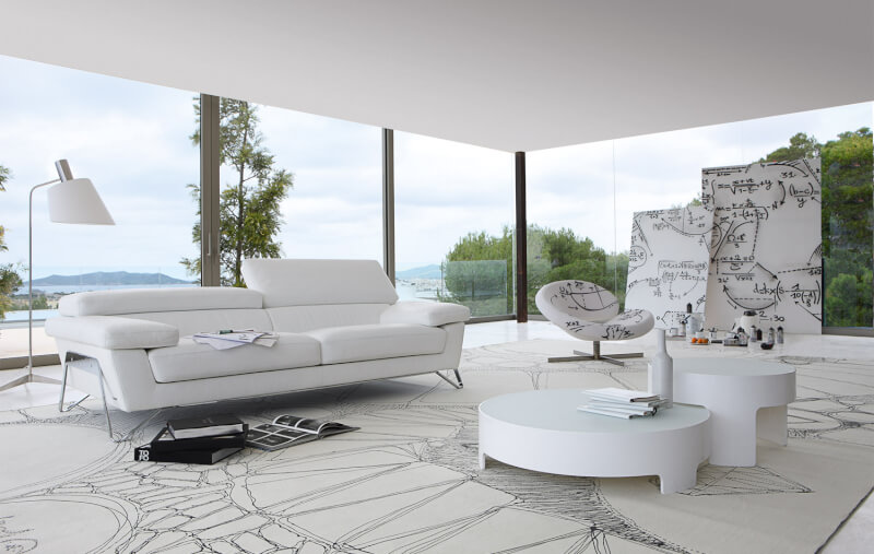 Splendid White Living Room