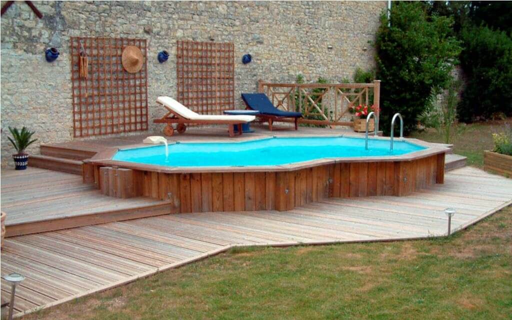 Unique Shaped Above Ground Pool Ideas