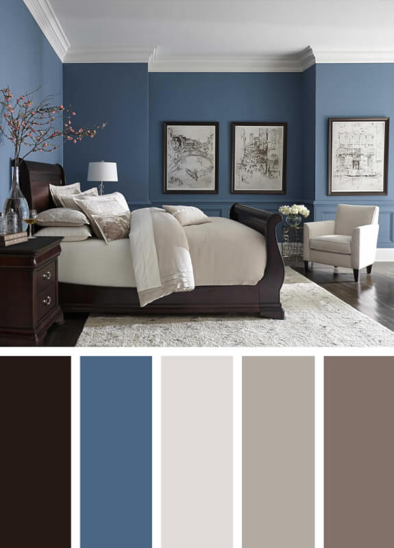 bedroom color schemes aqua