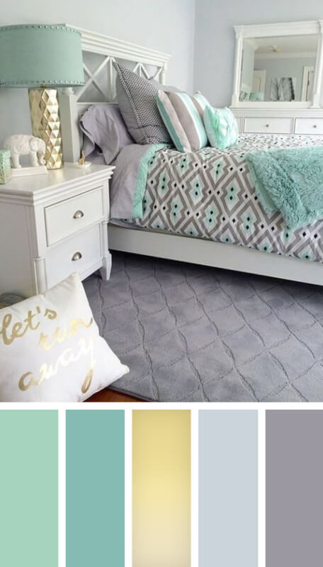 bedroom colour schemes grey carpet