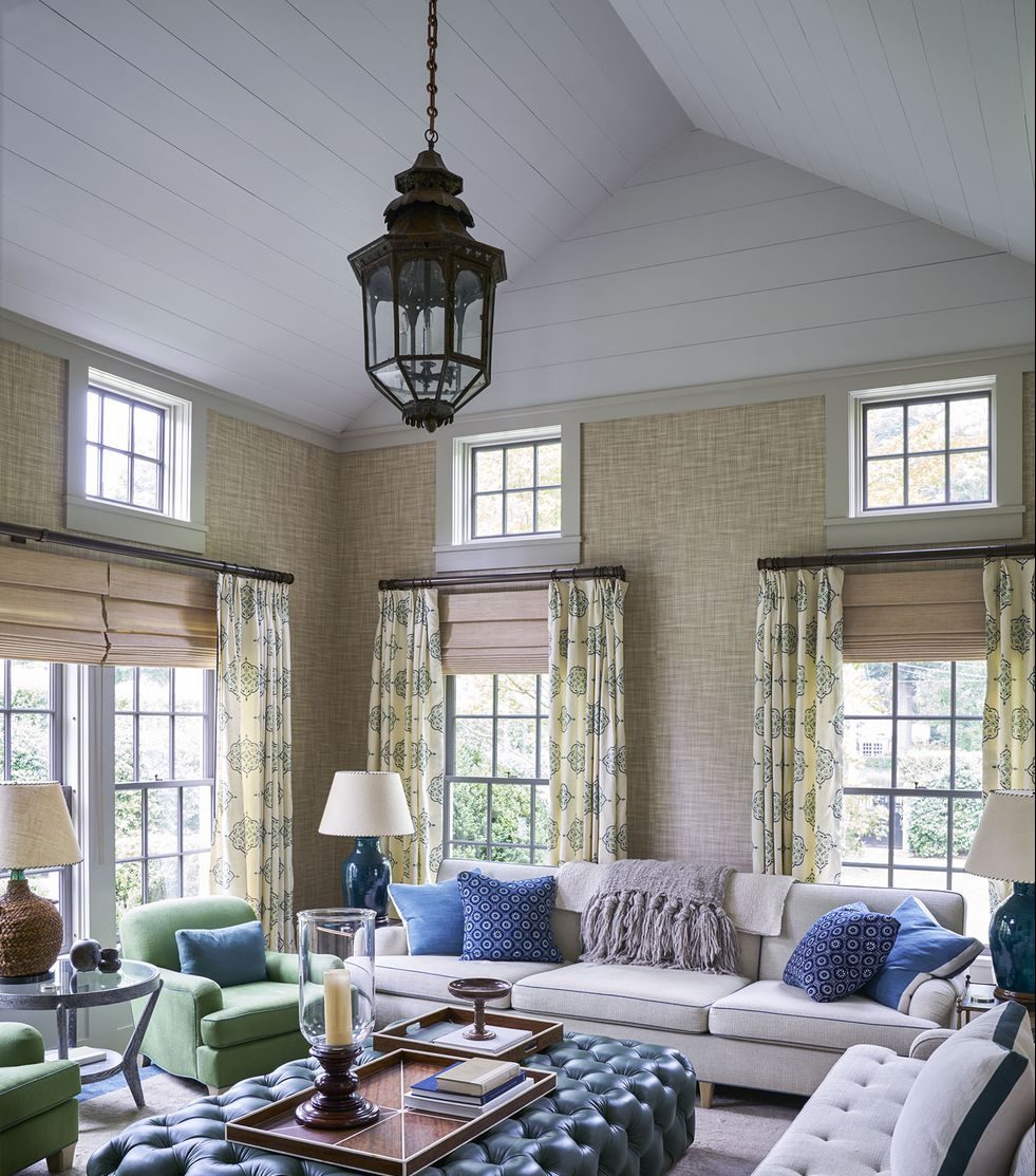 country living room curtain ideas