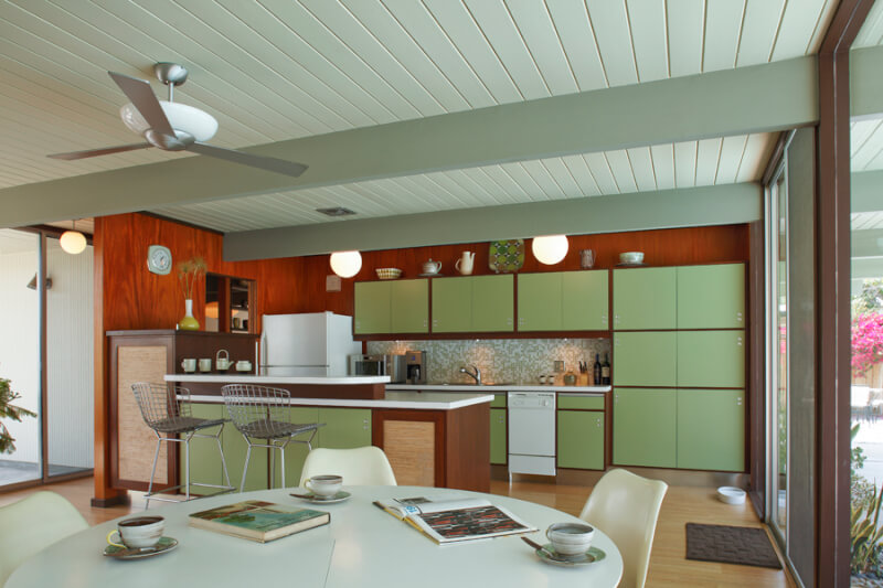 mid century modern kitchen furniture