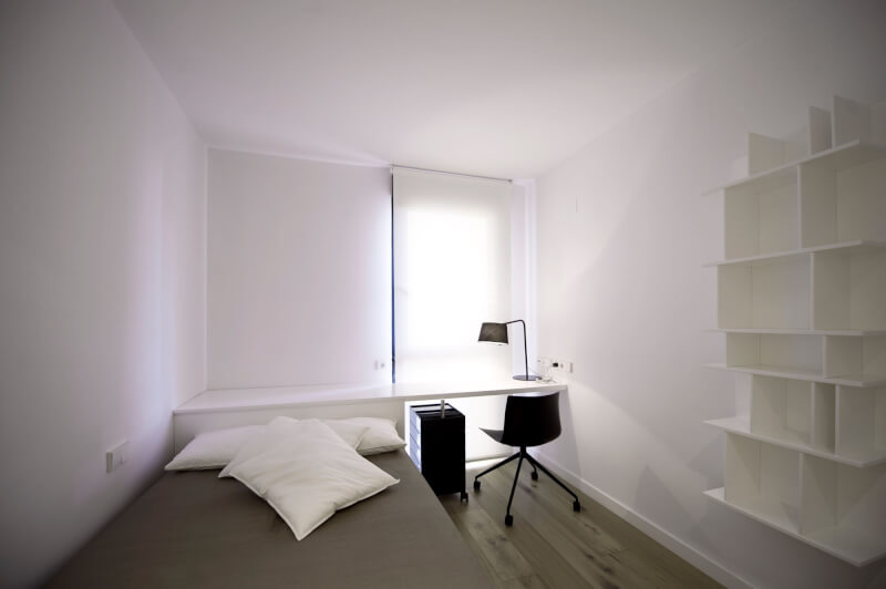 Minimalist Bedroom and Home Office
