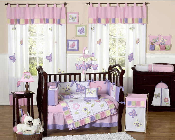 baby bed pink