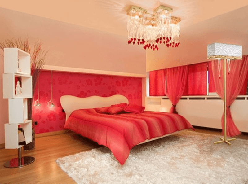romantic bedroom decoration