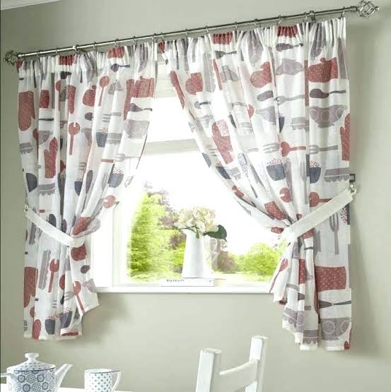 Linen fabric curtains