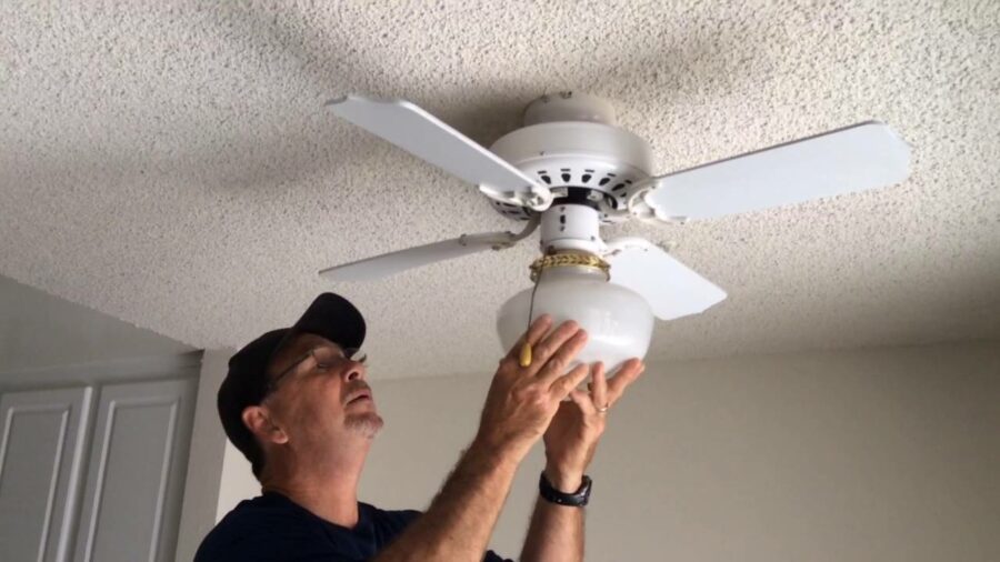 Changing a Light Fixture or Ceiling Fan Light Bulbs